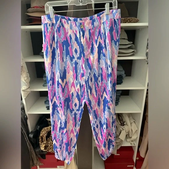 BNWT Lily Pulitzer saffron pant joggers - Picture 1 of 3